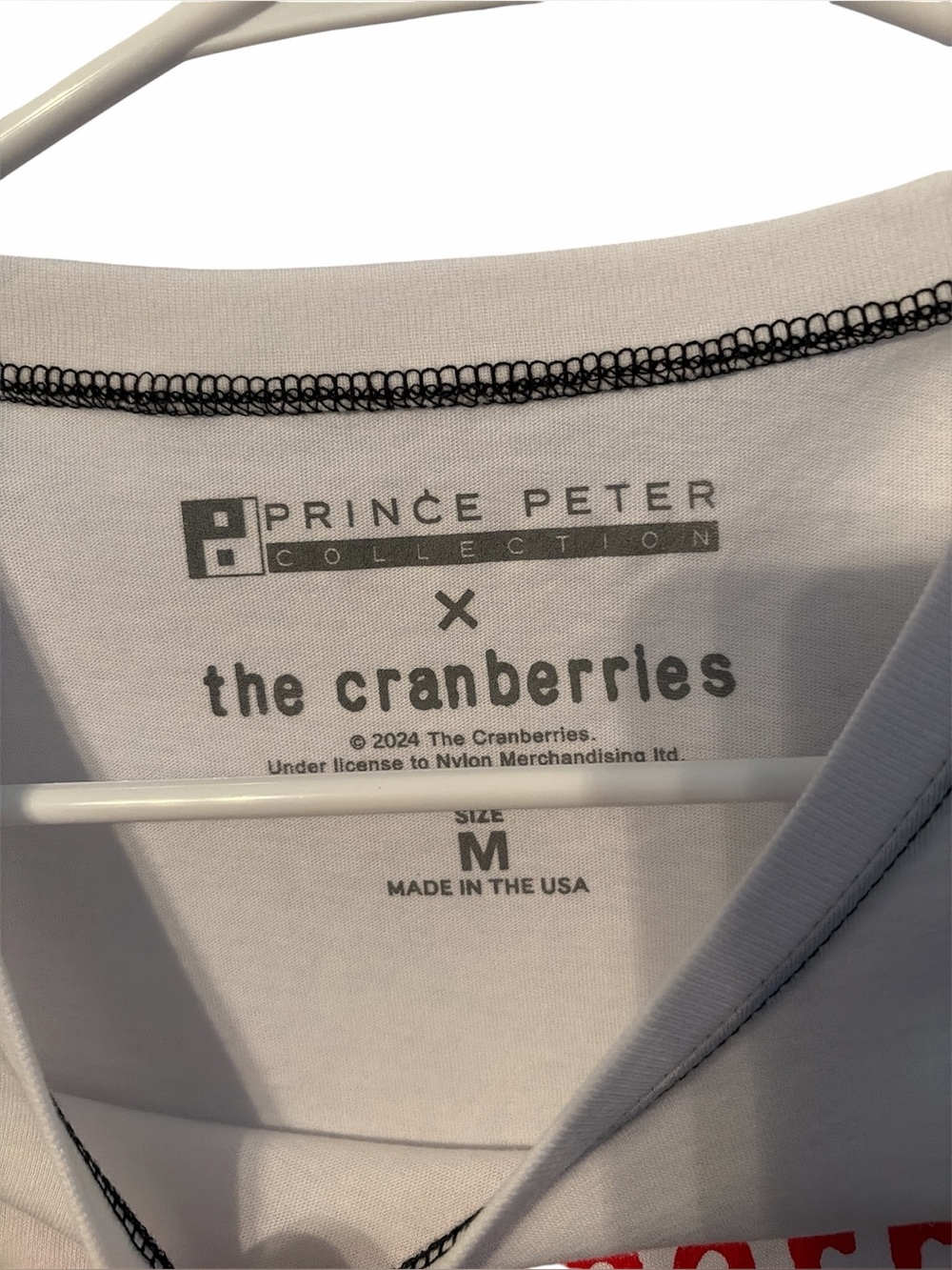 Prince Peter Cranberries No Need To Argue T-Shirt Size Medium NWT 90’s - Picture 5 of 6